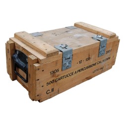 CAISSE À MUNITIONS EN BOIS DE SURPLUS