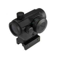 MICRO POINT ROUGE ET VERT MONTAGE HAUT RIS NOIR