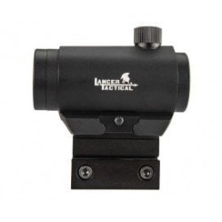 MICRO POINT ROUGE ET VERT MONTAGE HAUT RIS NOIR