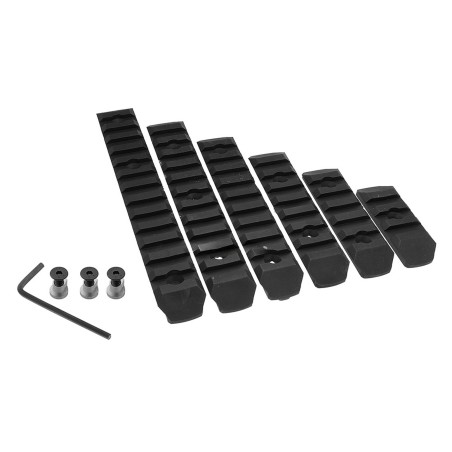 SET DE 6 RAILS KEYMOD NYLON BO MANUFACTURE