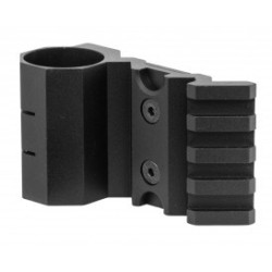 MONTAGE LAMPE ET PICATINNY 45 DEGRÉS EN ALUMINIUM