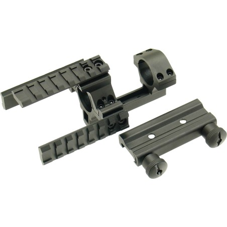 ANNEAUX DE MONTAGE RIS MONOBLOC AVEC KIT TRIPLE RAILS RIS - UTG