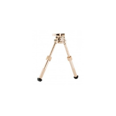 BIPIED RIS TACTIQUE EN MÉTAL SUR ROTULE BRONZE