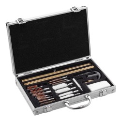 COFFRET DE NETTOYAGE POUR CANONS ARMES D'ÉPAULE ET DE POINGS (34 PIÈCES)