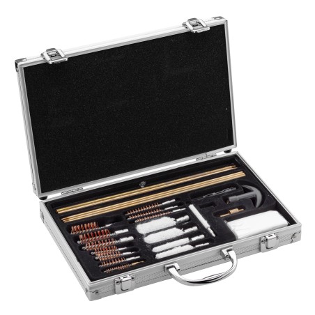 COFFRET DE NETTOYAGE POUR CANONS ARMES D'ÉPAULE ET DE POINGS (34 PIÈCES)