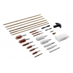 COFFRET DE NETTOYAGE POUR CANONS ARMES D'ÉPAULE ET DE POINGS (34 PIÈCES)