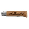 COUTEAU OPINEL 8 INOX CHIEN CHÊNE