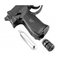 PISTOLET CONCORDE DEFENDER CO2 CAL. 50 À BALLES CAOUTCHOUC