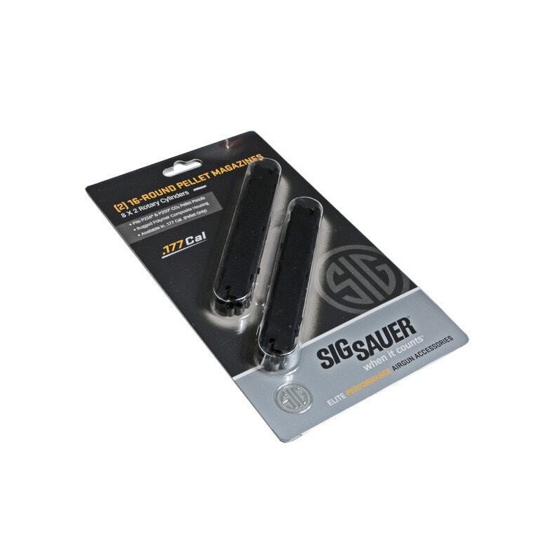 PACK DE 2 CHARGEURS 16 COUPS POUR SIG SAUER P226 CO2 4,5