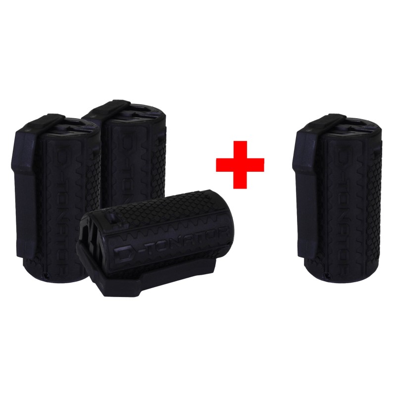 PACK 3 GRENADES D-TONATOR NOIRE + 1 OFFERTE