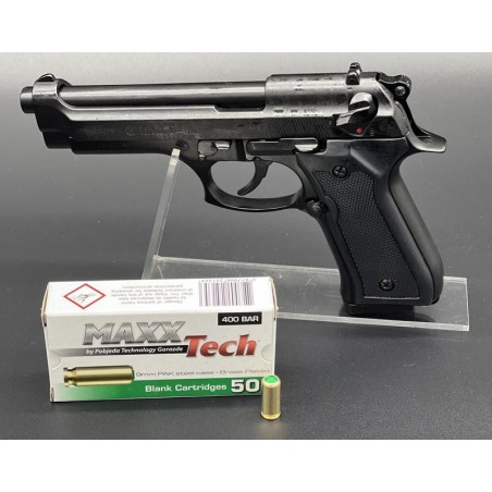 Réplique Beretta / Kimar92 à balle à blanc dans sa version Noir.