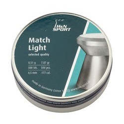 PLOMBS MATCH LIGHT CAL. 4,5 MM
