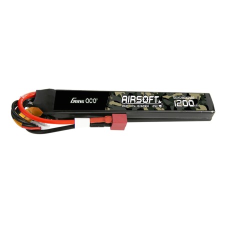 BATTERIE 11.1V 1200 MAH 2 STICKS T-DEAN GENSPOW