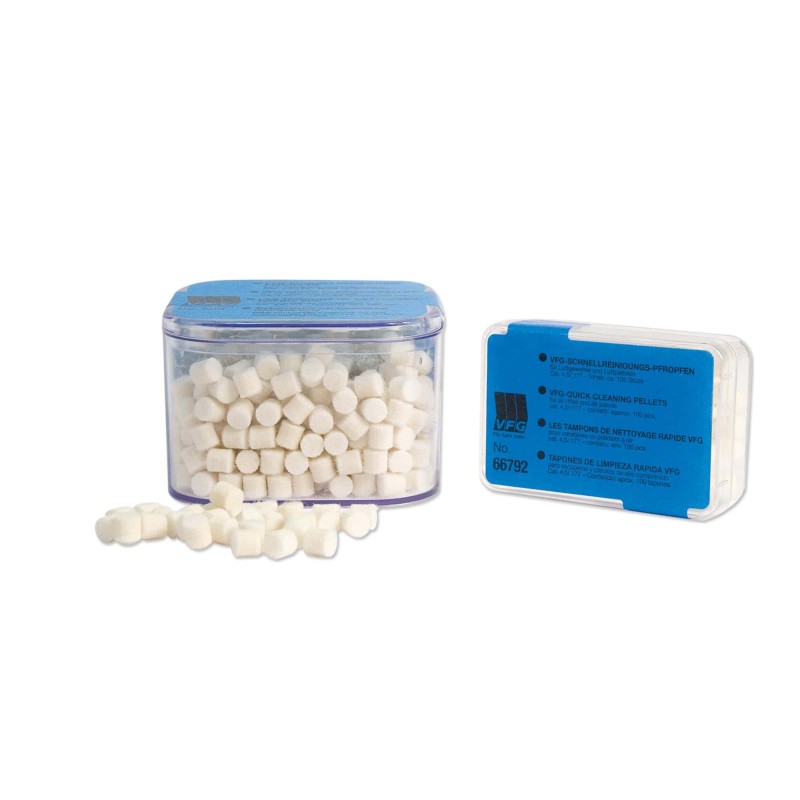 BOITE DE TAMPONS DE NETTOYAGE VFG CAL. 4,5 MM