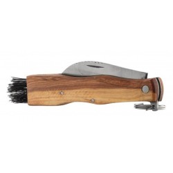 COUTEAU DE CUEILLEUR EN BOIS D’OLIVIER AVEC ANNEAU