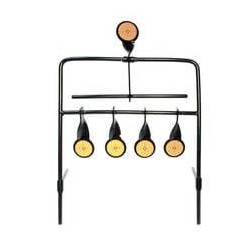 PORTANT 5 CIBLES DE DIAMÈTRES IDENTIQUES