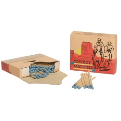LOT DE 5 BOÎTES DE 100 ALLUMETTES COWBOY