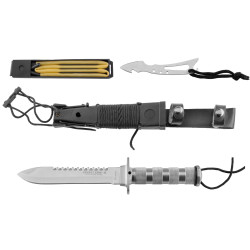 Couteau de survie combat King II Inox
