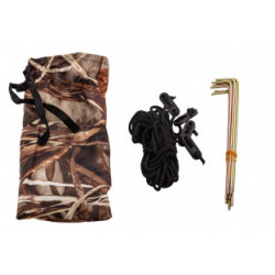 Hutteau camouflage 3 côtés pour 2 personnes