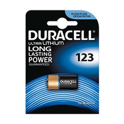 Pile Lithium CR123 3 volts - Duracell