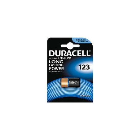 Pile Lithium CR123 3 volts - Duracell