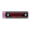 Batteries rechargeables Li-Ion 3.7 V type 18650