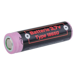 Batteries rechargeables Li-Ion 3.7 V type 18650
