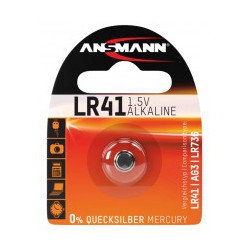 Pile Alcaline LR41 - 1.5 volts - Ansmann