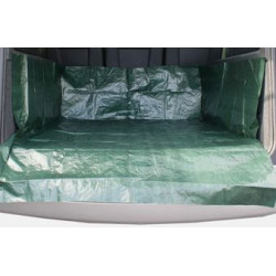 Bâche souple de protection pour coffre avec rabats