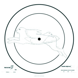 CIBLE D'ESSAI POUR FUSIL 90X90