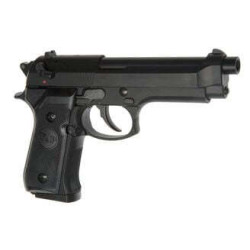 Réplique pistolet M92 gaz Noir GNB - Airsoft