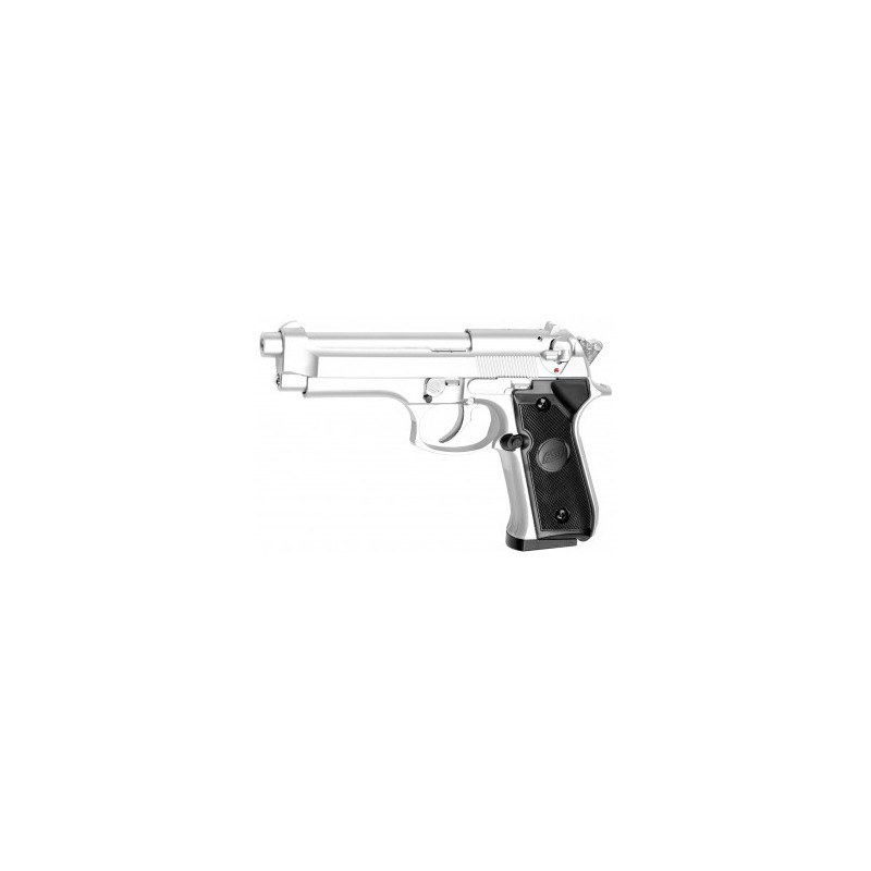 Réplique pistolet M92 gaz  Argent GNB - Airsoft