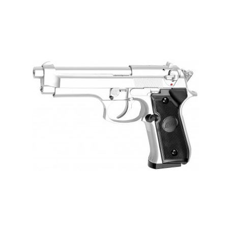 Réplique pistolet M92 gaz  Argent GNB - Airsoft