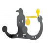 Cible mobile sur pivot corbeau Cal 4.5 mm