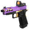 Pistolet Lancer Tactical Stryk Hi-Capa 4.3 Violet/Or + RMR - Airsoft