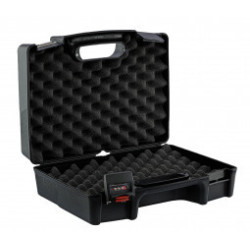 Mallette noire pour armes de poing avec fermeture à code