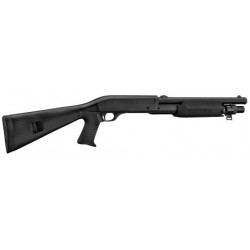 Réplique fusil à pompe 3-shot crosse pleine ressort 0,9 J