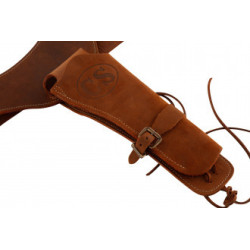 Ceinturon Confederation State  - 110 cm - Marquage CS + holster