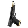 Pistolet Lancer Tactical HERACLES Hi-Capa 5.1 Noir/Gold RMR - Airsoft