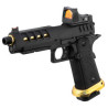 Pistolet Lancer Tactical HERACLES Hi-Capa 5.1 Noir/Gold RMR - Airsoft