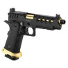 Pistolet Lancer Tactical HERACLES Hi-Capa 5.1 Noir/Gold RMR - Airsoft