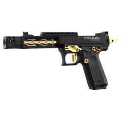 Pistolet GBB Lancer Tactical CTHULHU airsoft noir/or - Airsoft