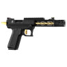 Pistolet GBB Lancer Tactical CTHULHU airsoft noir/or - Airsoft