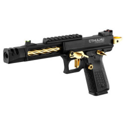 Pistolet GBB Lancer Tactical CTHULHU airsoft noir/or - Airsoft