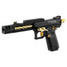 Pistolet GBB Lancer Tactical CTHULHU airsoft noir/or - Airsoft