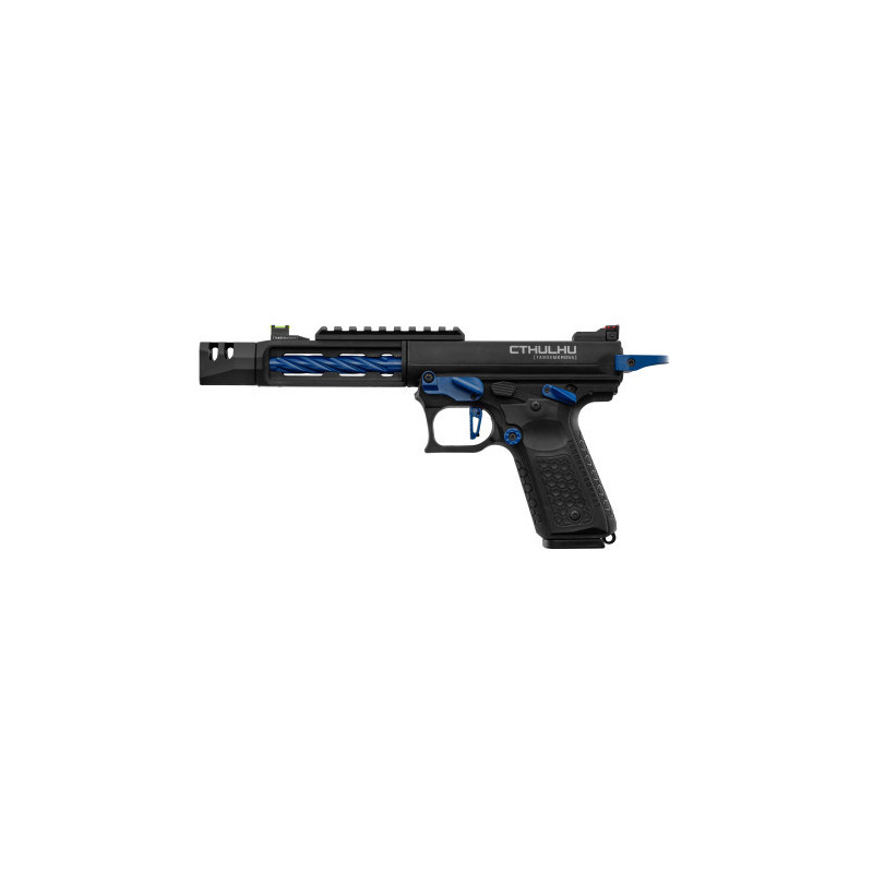 " Précommande " Pistolet GBB Lancer Tactical CTHULHU airsoft noir/bleu - Airsoft
