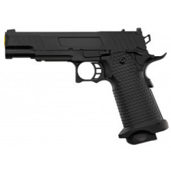 Pistolet GBB Golden Eagle Hi-Capa 5.1 Noir/Gold airsoft
