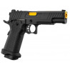 Pistolet GBB Golden Eagle Hi-Capa 5.1 Noir/Gold airsoft