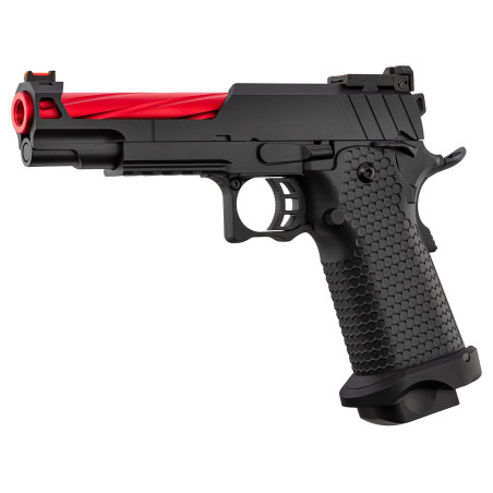 Pistolet Golden Eagle Hi-Capa 5.1 Noir/Rouge airsoft