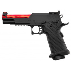 Pistolet Golden Eagle Hi-Capa 5.1 Noir/Rouge airsoft